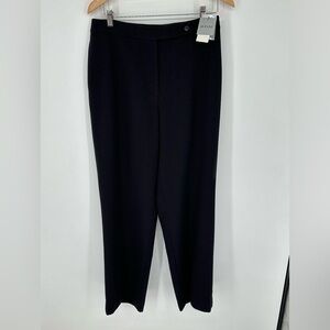 NEW!! Alfani Womens Relaxed Fit Black Sz 12 Dress Pants W9